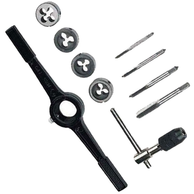 foto del prodotto trade shop traesio filiera manuale per tubi metallo filettatura rubinetti idraulica m6 m4 m5 m8 m25 