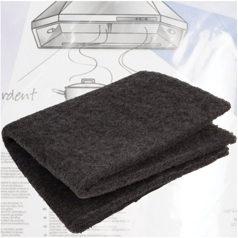 foto del prodotto trade shop traesio filtro assorbente per cappa da cucina carboni universale nero 40x80cm 