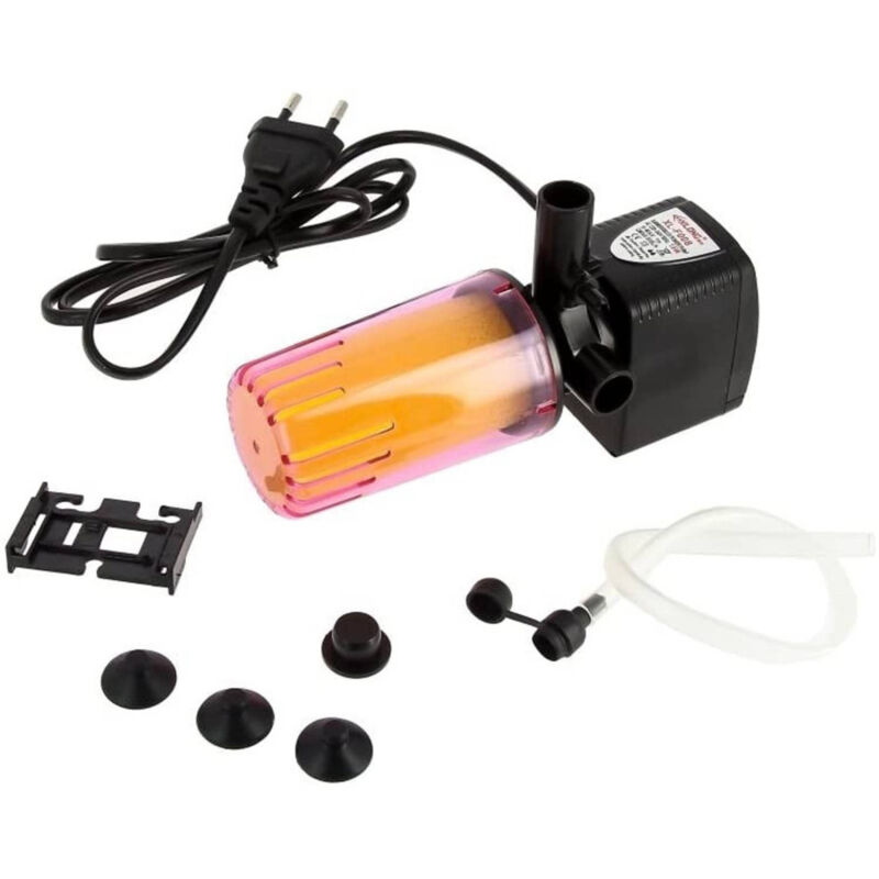 foto del prodotto trade shop traesio filtro interno pompa a immersione per acquario tartarughiera xl f008 15w 800lt h 