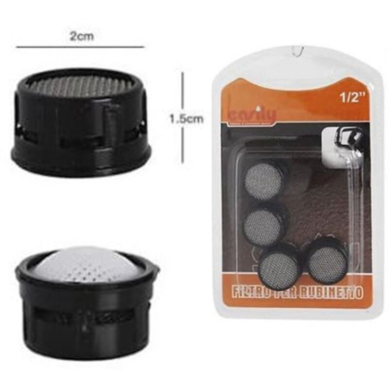 foto del prodotto trade shop traesio filtro rubinetto 4pz rompigetto areatore lavandino bagno cucina 1 2 