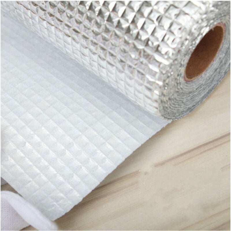 foto del prodotto trade shop traesio foglio alluminio multifunzione cucina tappeto protezione mensole 45x200cm 