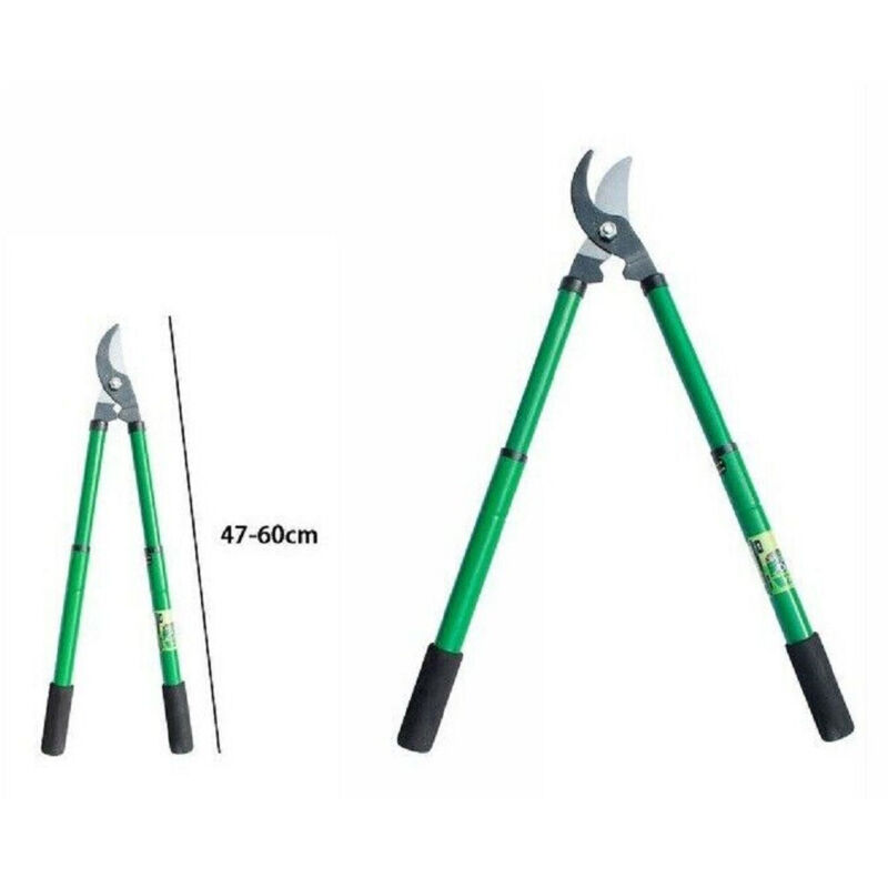 foto del prodotto trade shop traesio - forbice forbicione siepi forbici per potatura rami cesoia cesoie 47-60 cm 59709 -