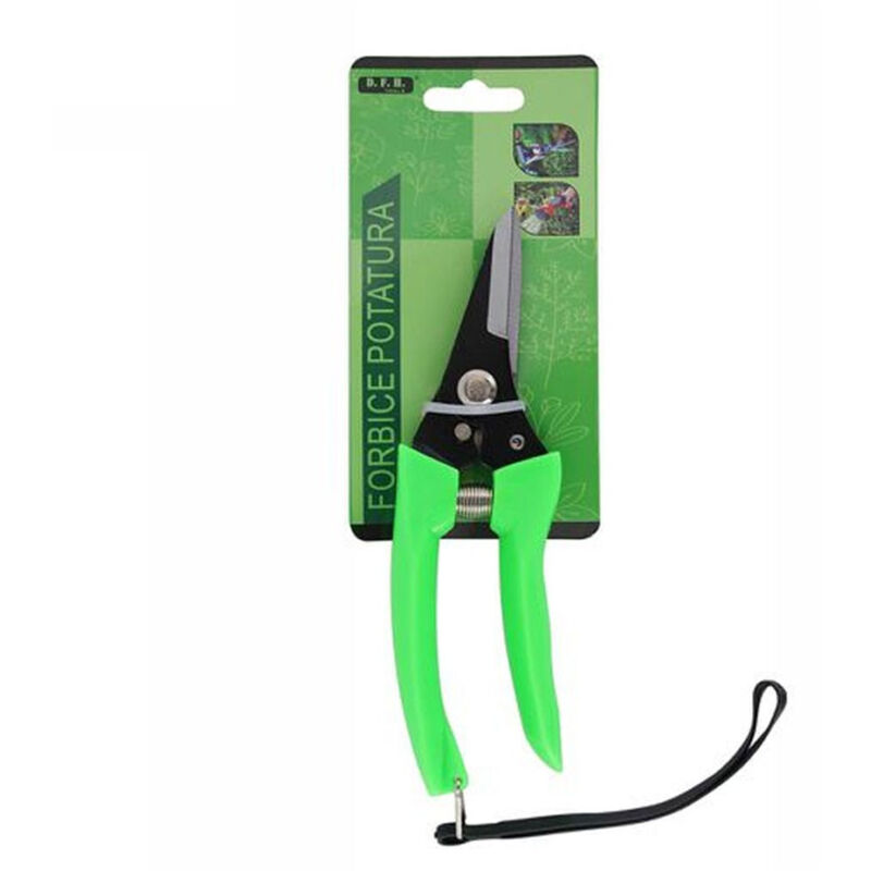 foto del prodotto trade shop traesio forbici per potatura giardino piante manico antiscivolo molla di richiamo 17 cm 