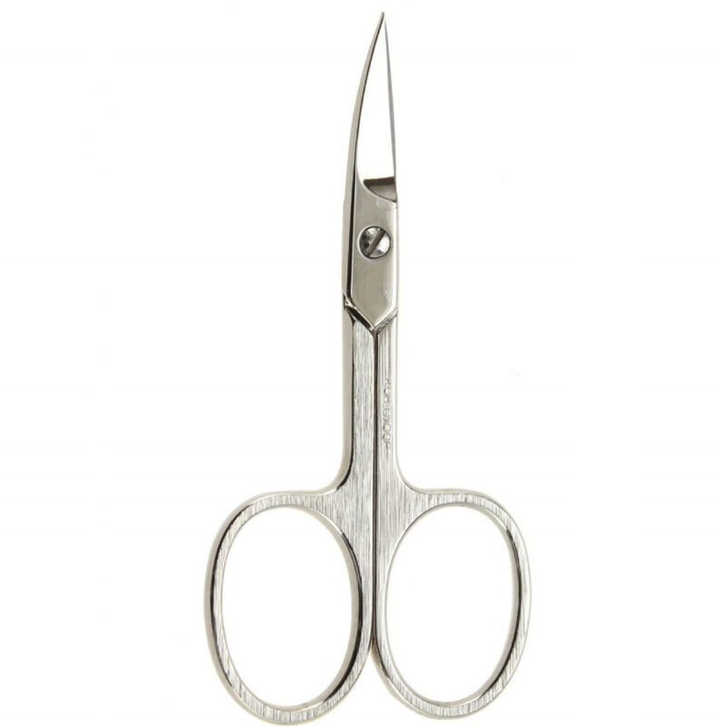 foto del prodotto trade shop traesio forbici professionale 9cm forbicine 456 unghie unghia acciaio inox punta curva 