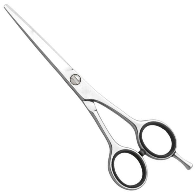 foto del prodotto trade shop traesio forbici professionale da taglio lama acciaio capelli barbiere parrucchiere stainless 