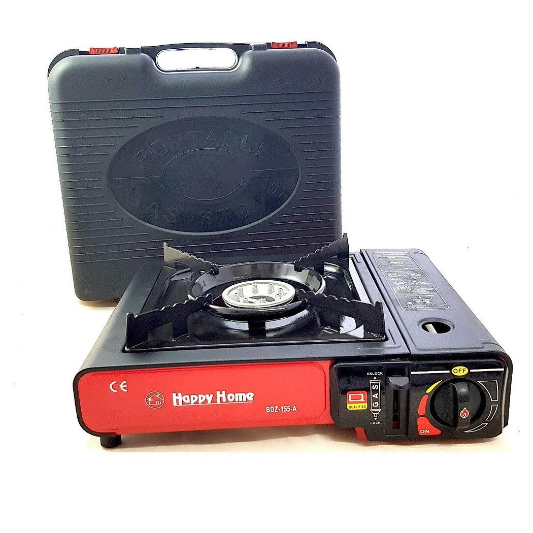 foto del prodotto trade shop traesio fornello a gas singolo portatile con custodia bdz 155 a per campeggio hot pot 