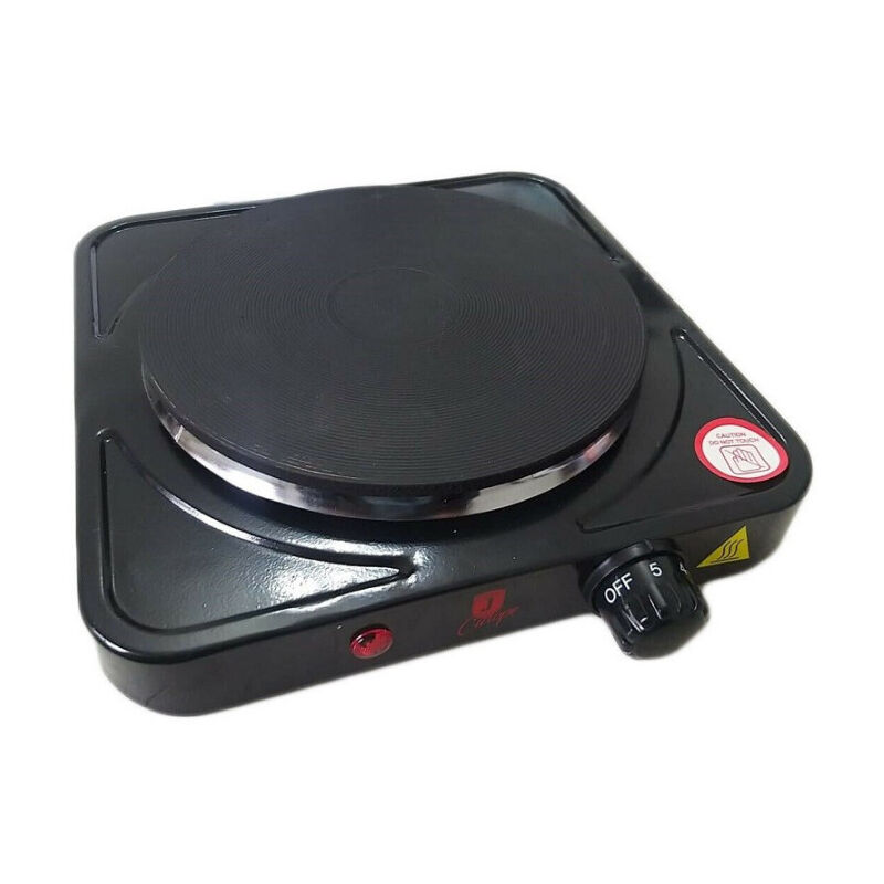 foto del prodotto trade shop traesio fornello elettrico portatile da 1500w regolabile piastra ghisa ciclope 