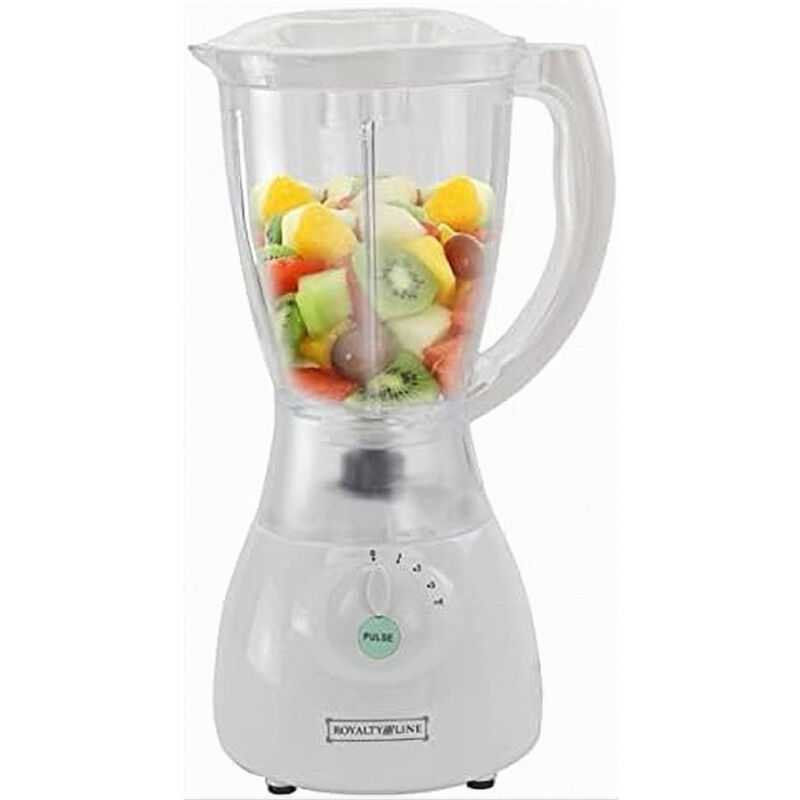 foto del prodotto trade shop traesio frullatore capacita 1,5 litri 500 watt bianco con 4 velocita robot da cucina 