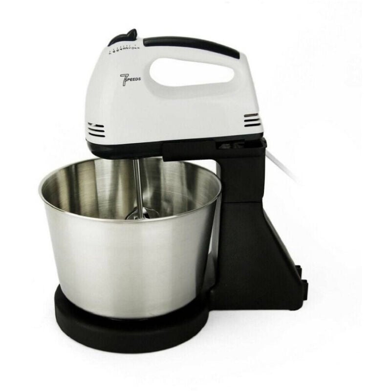 foto del prodotto trade shop traesio frusta elettrica sbattitore sc 1620 con ciotola 7 velocit mixer impastare 