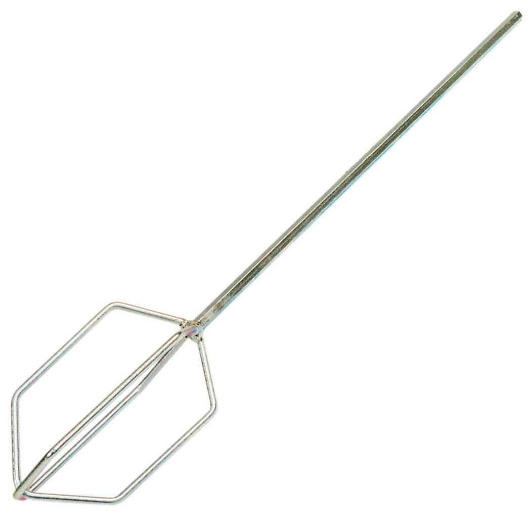 foto del prodotto trade shop traesio frusta in acciaio zincato per miscelatore pittura colla malta lunghezza 55 cm 