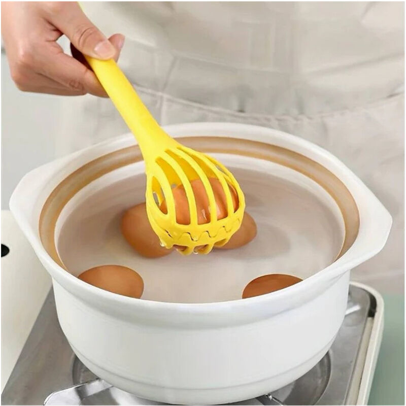foto del prodotto trade shop traesio frusta multifunzione monta mescola sbatte utensile per cucina ergonomico con clip 