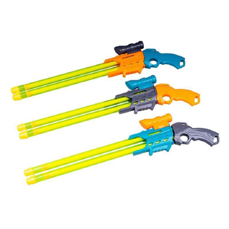 foto del prodotto trade shop traesio fucile doppia pompa spara acqua 2 tubi 46 cm gioco 3 colori assortiti 6560029 
