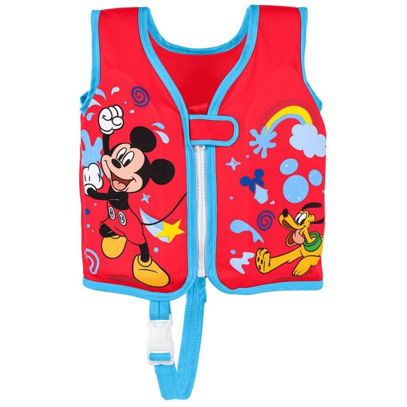 foto del prodotto trade shop traesio gilet cuscinetti in schiuma salvagente giubbotto mickey trainer bambini 1 3 anni 9101d 