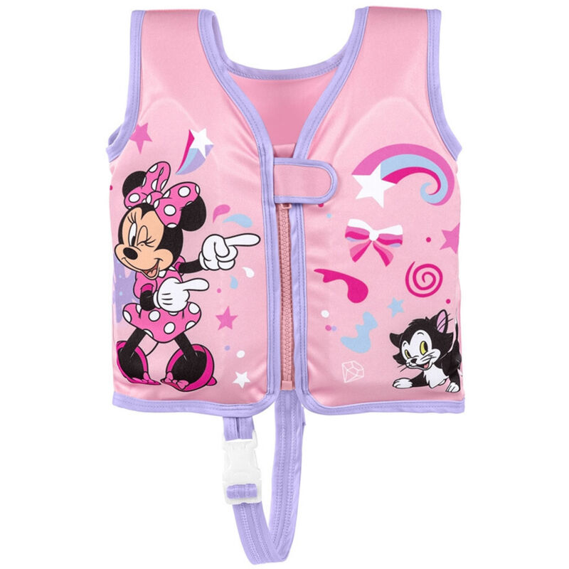 foto del prodotto trade shop traesio gilet cuscinetti in schiuma salvagente giubbotto minnie trainer bambine 1 3 anni 9101b 