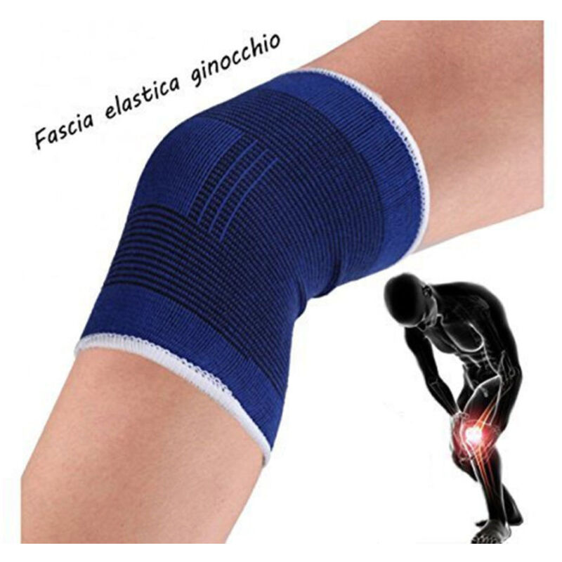 foto del prodotto trade shop traesio ginocchiera compressione in fibra di rame fascia tutore copper care for knee 