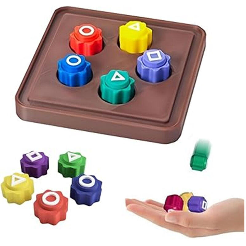 foto del prodotto trade shop traesio gioco gonggi korean game bambini adulti con pietre colorate divertimento coordinazione 