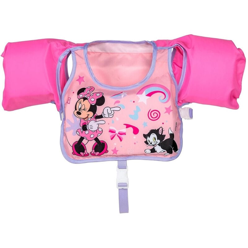 foto del prodotto trade shop traesio giubbotto giubbetto salvagente gilet nuoto swim pal minnie per bambine 3 6 anni 9101a 