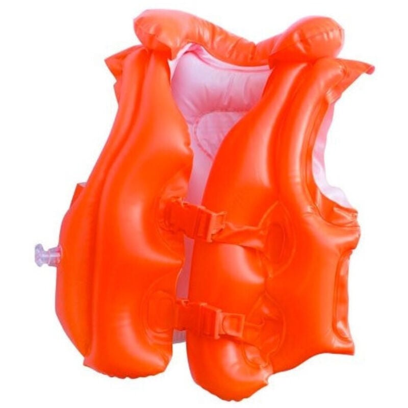 foto del prodotto trade shop traesio giubbotto salvagente giubbino salvataggio gonfiabile bambini 50 x 47 cm 