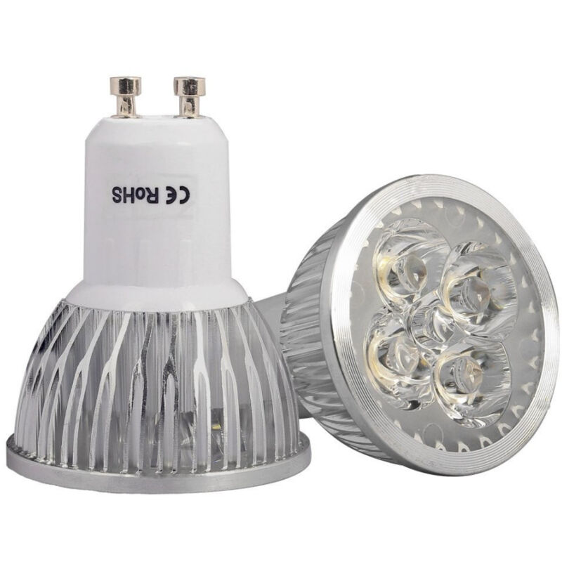 foto del prodotto trade shop traesio gu10 lampadina a led 5w lampada luce bianco freddo ac95 240v luce bianco bianco caldo 