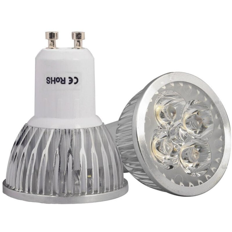 foto del prodotto trade shop traesio gu10 lampadina a led 5w lampada luce bianco freddo ac95 240v luce bianco bianco freddo 