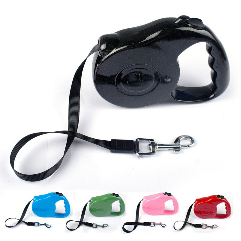 foto del prodotto trade shop - traesio - guinzaglio allungabile estensibile cane media piccola taglia 5 metri 25kg -