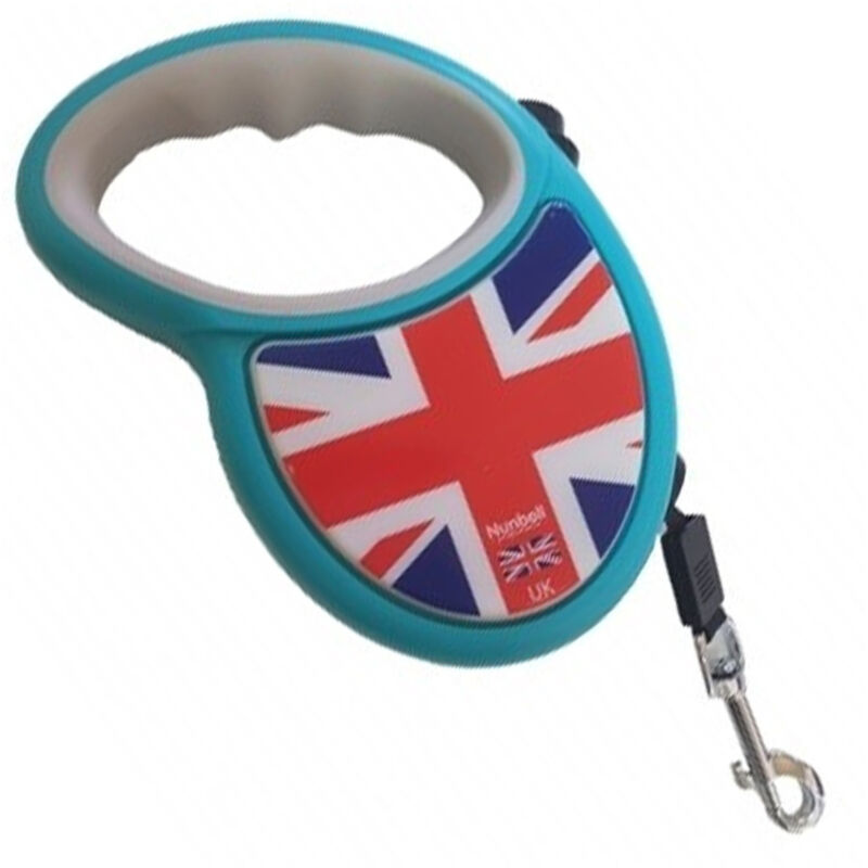 foto del prodotto trade shop traesio guinzaglio inghilterra flexi retrattile 3mt avvolgibile estensibile cane 15kg 