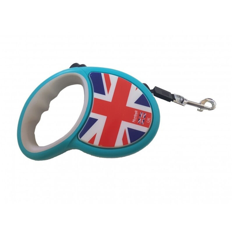 foto del prodotto trade shop traesio guinzaglio inghilterra flexi retrattile 5 mt avvolgibile estensibile cane 18kg 