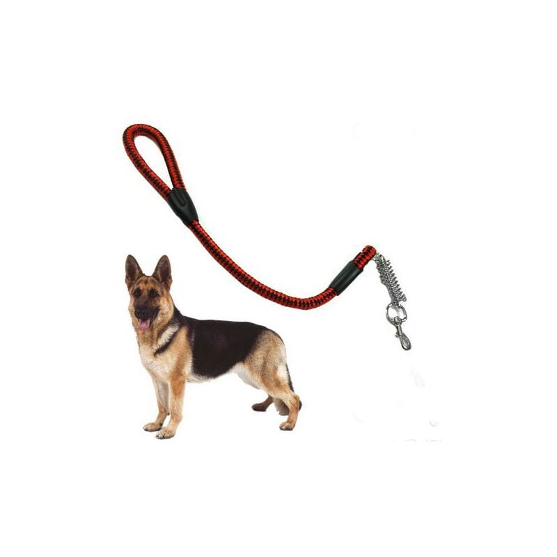 foto del prodotto trade shop traesio guinzaglio per cani in corda nylon resistente con moschettone in metallo 80 cm 