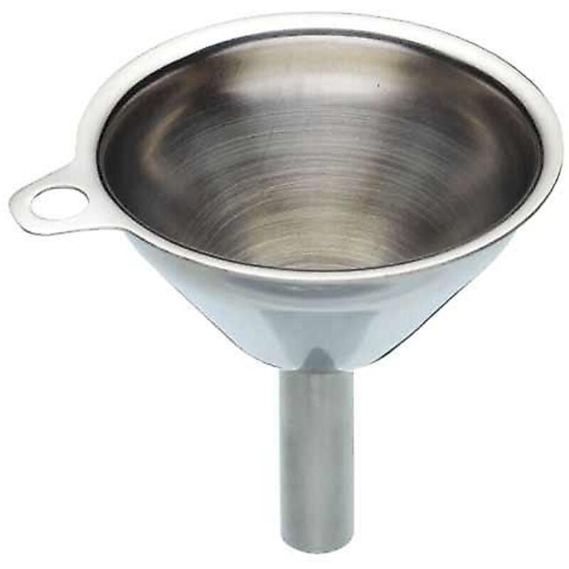 foto del prodotto trade shop traesio imbuto in acciaio travaso 11 cm cucina olio aceto liquore laboratorio profumo 