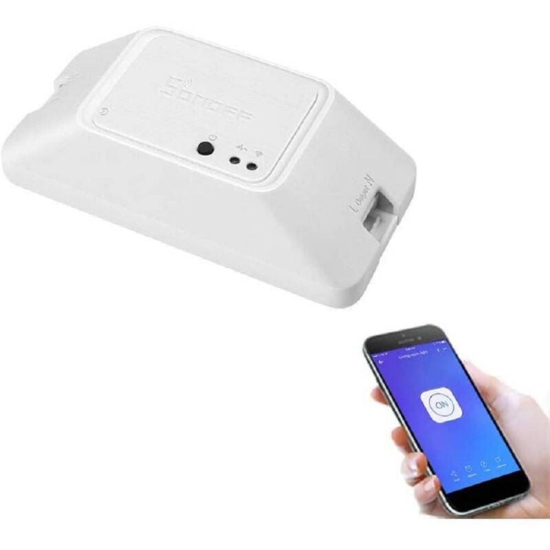 foto del prodotto trade shop traesio interruttore 10a wifi sonoff casa compatibile amazon alexa google home basicr3 