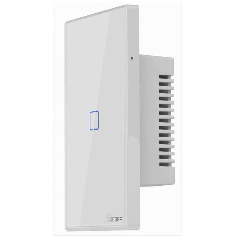 foto del prodotto trade shop traesio interruttore sonoff smart 1 canale controller wifi placca touch domotica t2us1c 