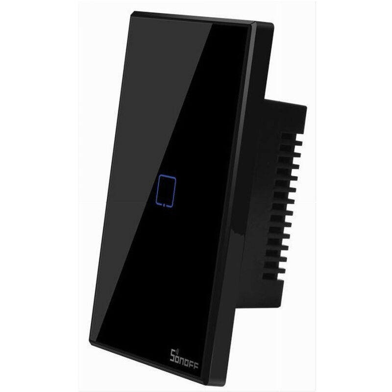 foto del prodotto trade shop traesio interruttore sonoff smart 1 canale controller wireless placca touch domotica t3us1c 