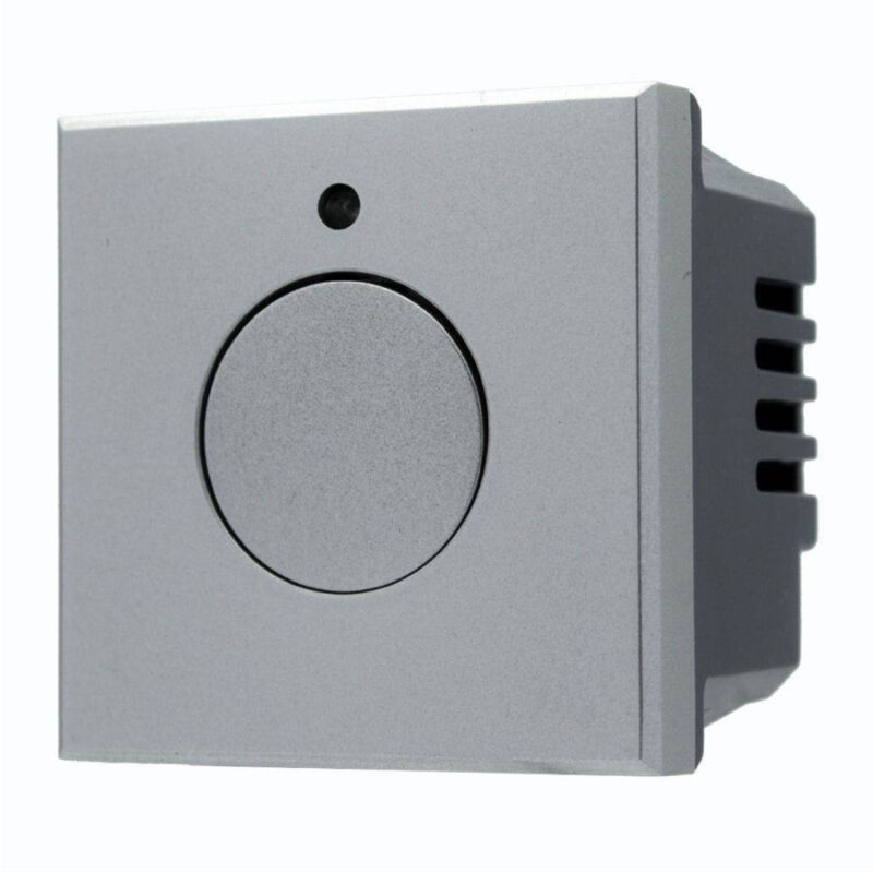 foto del prodotto trade shop traesio interruttore touch 2m timer colore silver compatibile bticino axolute 
