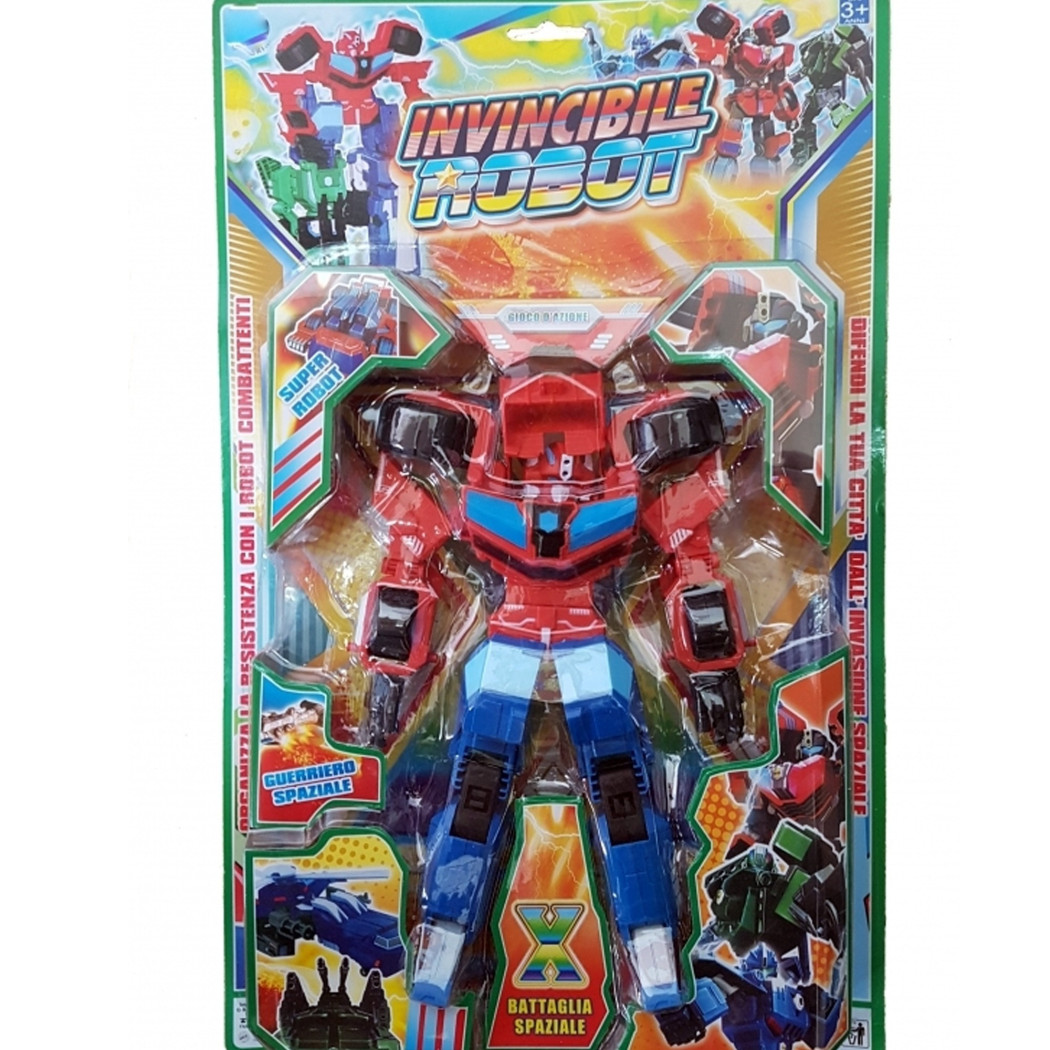 foto del prodotto trade shop traesio invincibile robot combat trasformer guerriero battaglia spazio gioco per bambini 