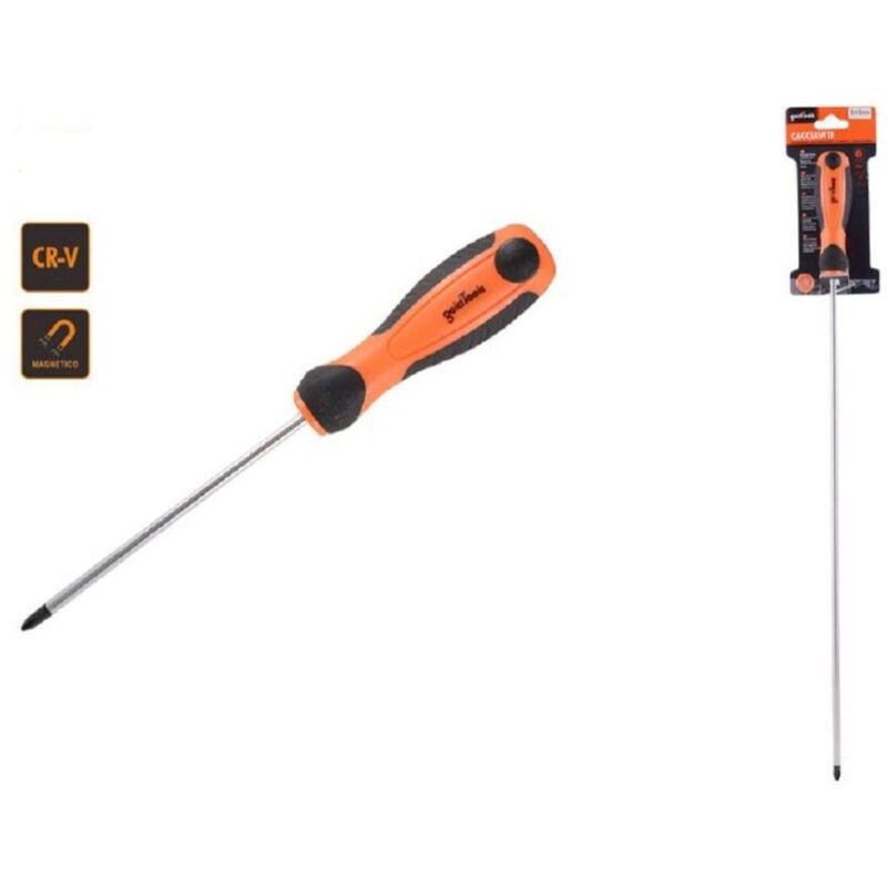 foto del prodotto trade shop traesio kaela cacciavite lungo giravite 6x450mm punta magnetica a croce in acciaio cr v 91873 