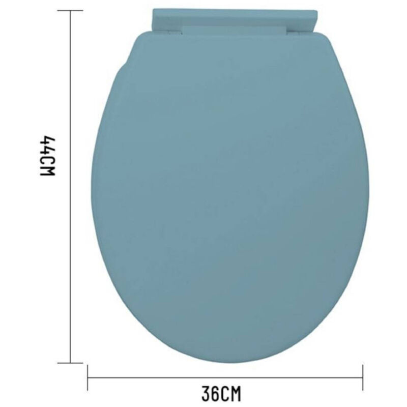 foto del prodotto trade shop traesio kaela copriwater universale in plastica super resistente 44x36cm colore azzurro 59104 