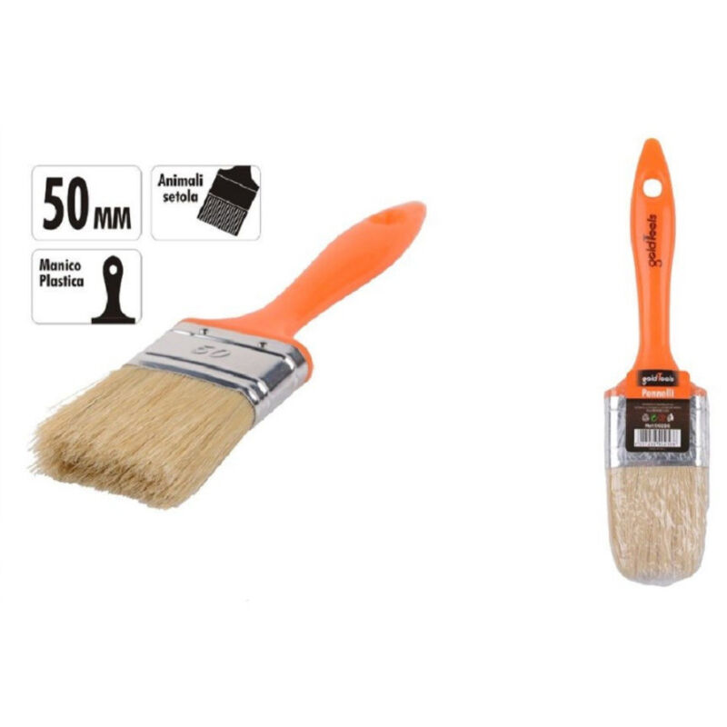 foto del prodotto trade shop traesio kaela pennello 50 mm pennellessa con manico in plastica per pittura verniciare 90256 