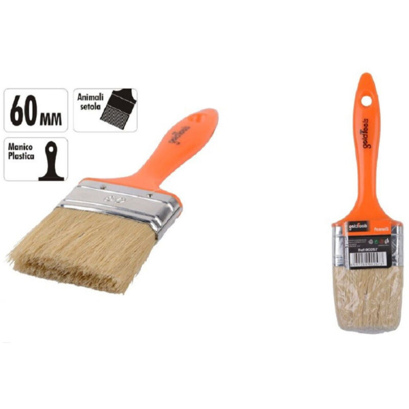 foto del prodotto trade shop traesio kaela pennello 60 mm pennellessa con manico in plastica per pittura verniciare 90257 