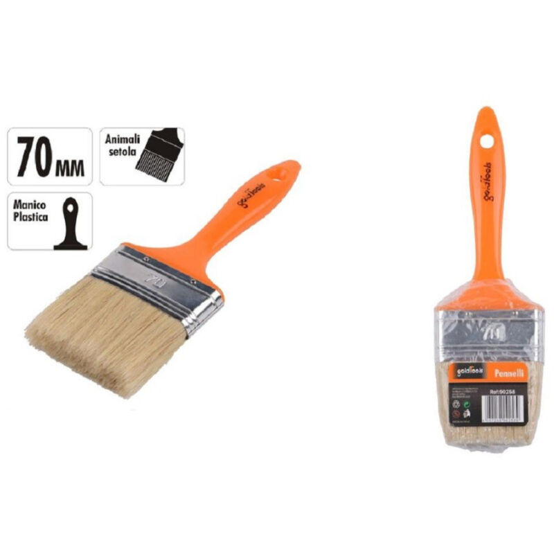 foto del prodotto trade shop traesio kaela pennello 70mm pennellessa con manico in plastica per pittura verniciare 90258 
