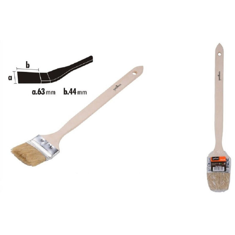 foto del prodotto trade shop traesio kaela pennello angolare piatta per pittura radiatori termosifone 63mm setole 44mm 90304 