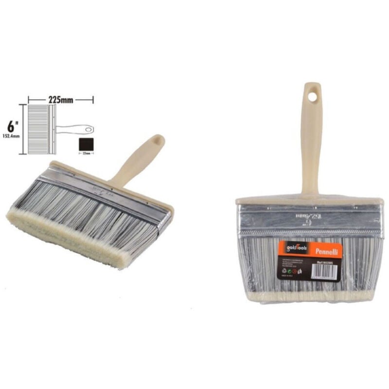 foto del prodotto trade shop traesio kaela pennello pittura 6 da 225 mm pennellessa per soffitto pareti imbianchino 90285 