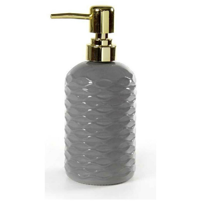 foto del prodotto trade shop traesio kaela porta sapone liquido dosatore onda dispenser 7x19 cm in vetro vari colori 785436 