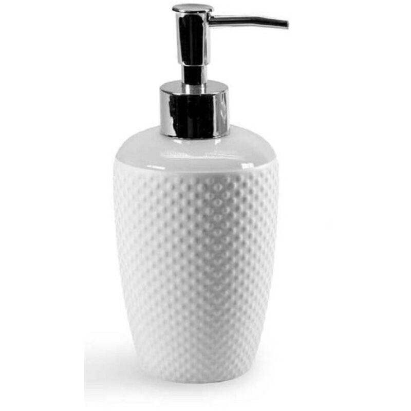 foto del prodotto trade shop traesio kaela portasapone liquido golf 18 cm dispenser in ceramica 2 colori assortiti 749599 