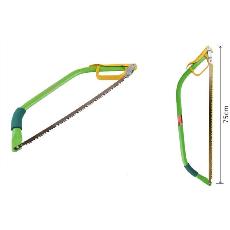 foto del prodotto trade shop traesio kaela sega seghetto ad arco archetto a mano in acciaio 75cm 30 segaccio taglio 90183 