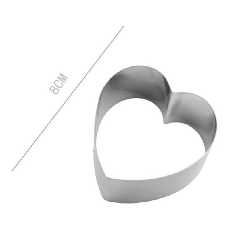 foto del prodotto trade shop traesio kaela set 2 pz forme a cuore per dolci biscotti cake design stampini torte 8 cm 98933 