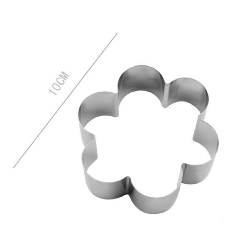 foto del prodotto trade shop traesio kaela set 2 pz forme per dolci biscotti a fiore stampini decorazione torte 10 cm 98929 