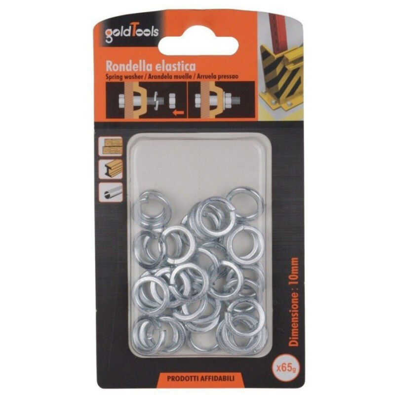 foto del prodotto trade shop traesio kaela set confezione 65gr. rondelle elastiche in acciaio rondella diametro 10 mm 90837 