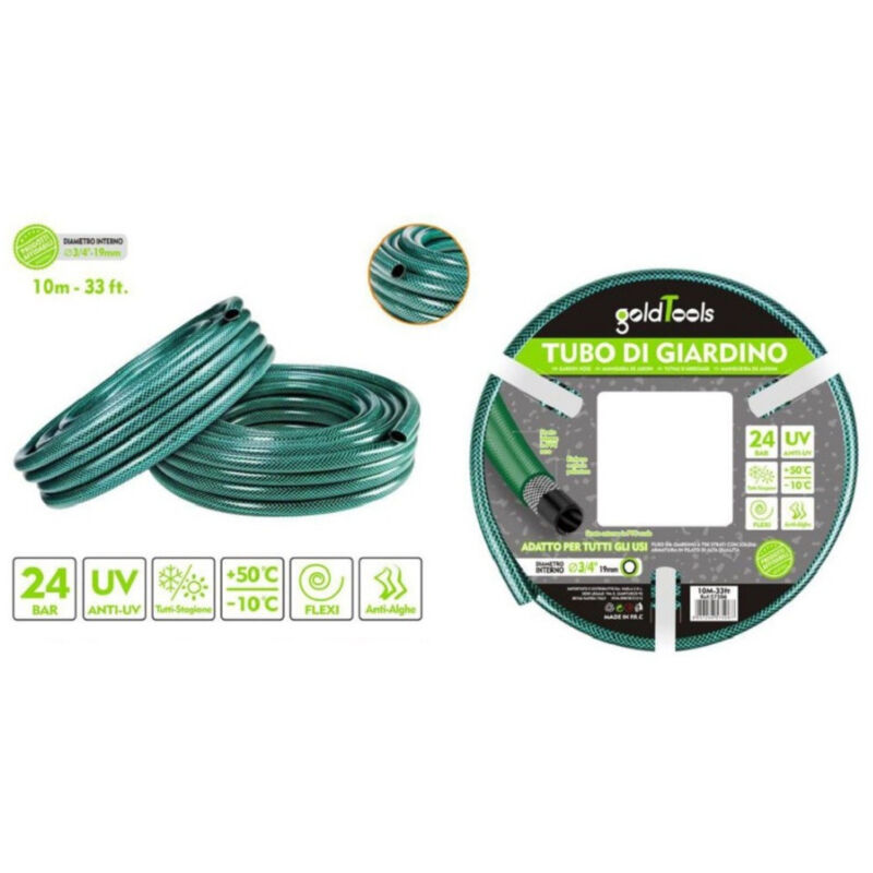 foto del prodotto trade shop traesio kaela tubo irrigazione annaffia giardino piante lava pompa 10 mt 33ft. 3 4 19mm 57506 