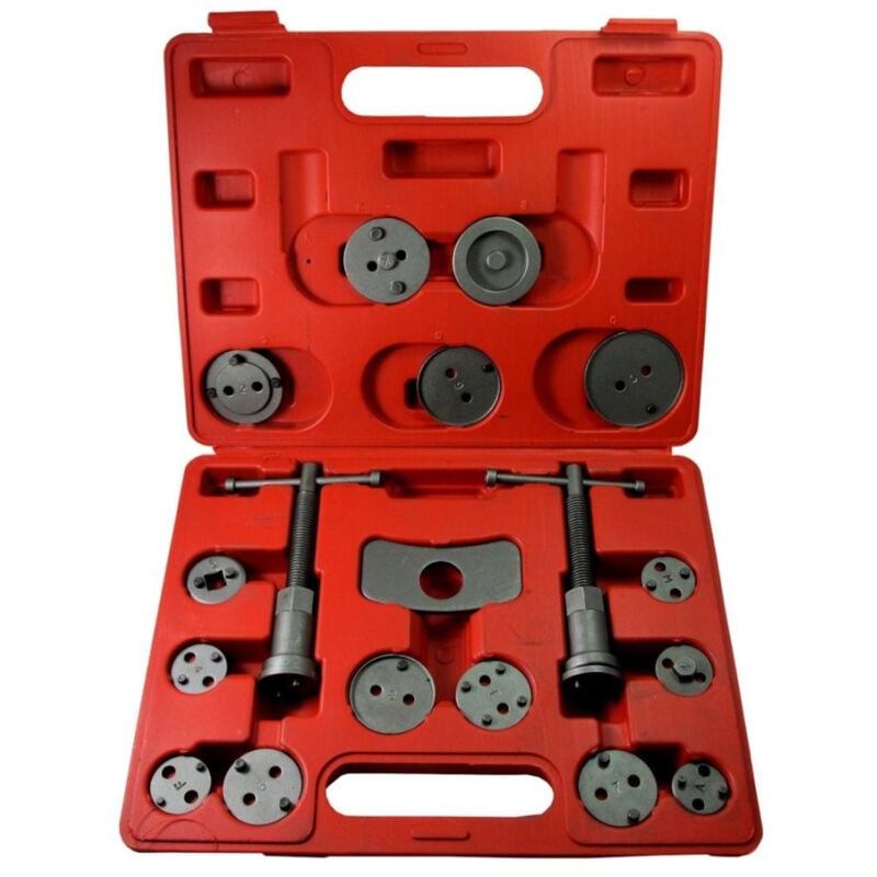 foto del prodotto trade shop traesio kit chiave pistoncini arretratore freni a disco manuale auto accessori 18pz 