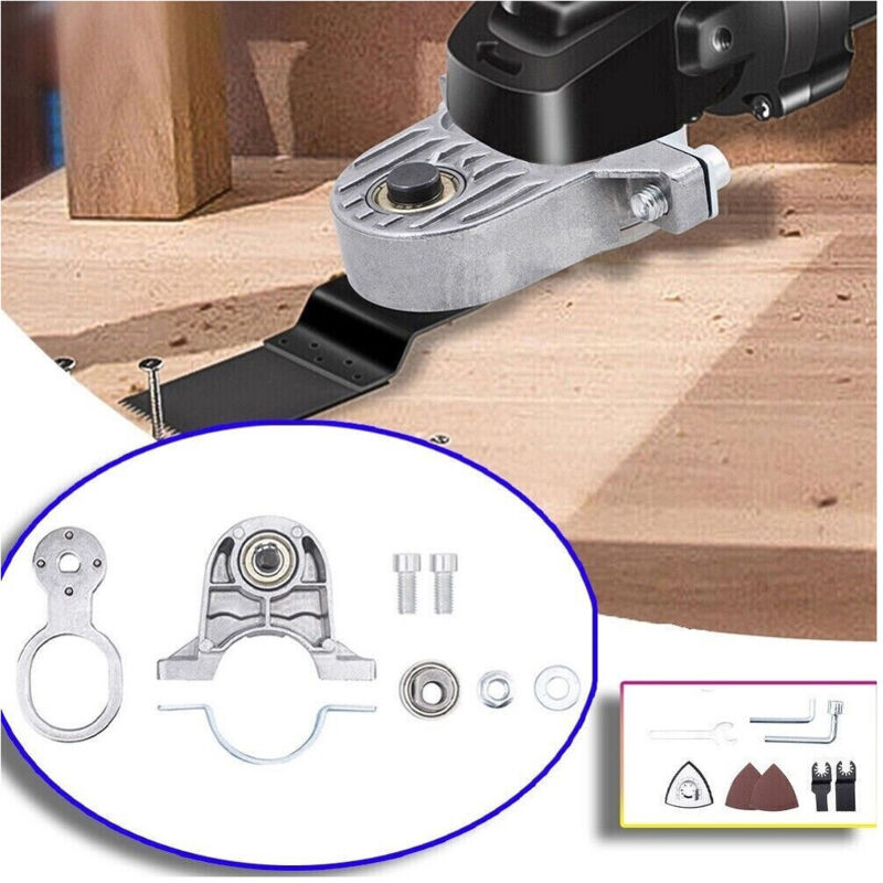 foto del prodotto trade shop traesio kit conversione da smerigliatrice flex a utensile oscillante multifunzione 07358 
